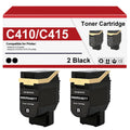 C410 C415 Toner Cartridges 006R04677 Black Toner Cartridge Replacement for Xerox VersaLink C410 C415 C415DN C415V_DN Printer (High Yield,2 Black)