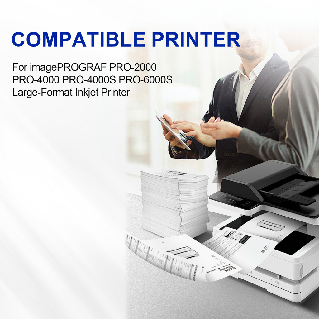 12 Pack PFI-1700 PFI1700 Remanufactured Ink Cartridge Replacement for imagePROGRAF Pro2000 Pro4000 Pro4000S Pro6000S Large-Format Inkjet Printer (700ML)