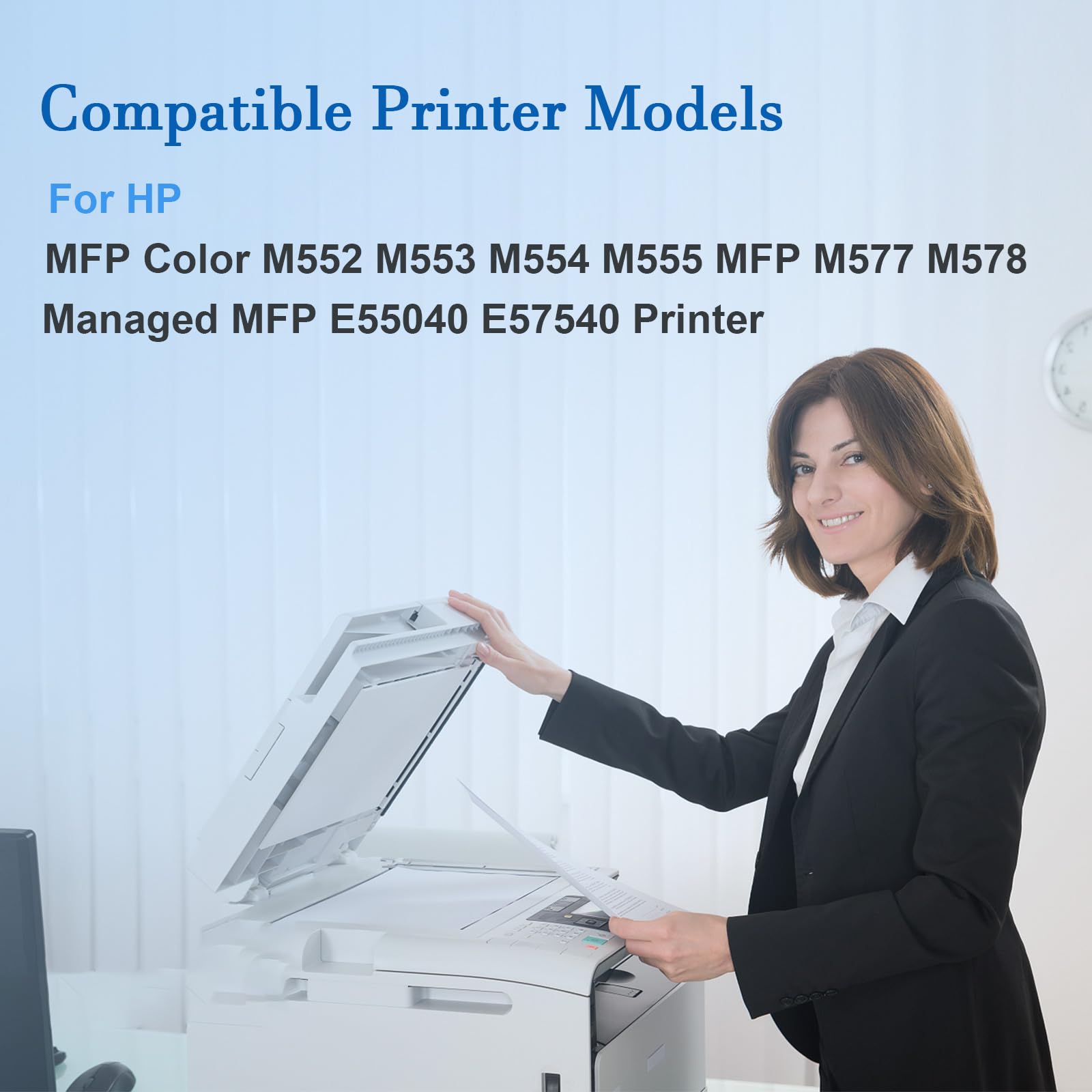 B5L35A RM2-0011 Fuser Maintenance Kit Compatible for HP Color MFP M552 M553 M554 M555 M577 M578 B5L35-67901 B5L35-67902 Fuser Unit, Transfer Roller, Tray (110V-120V)