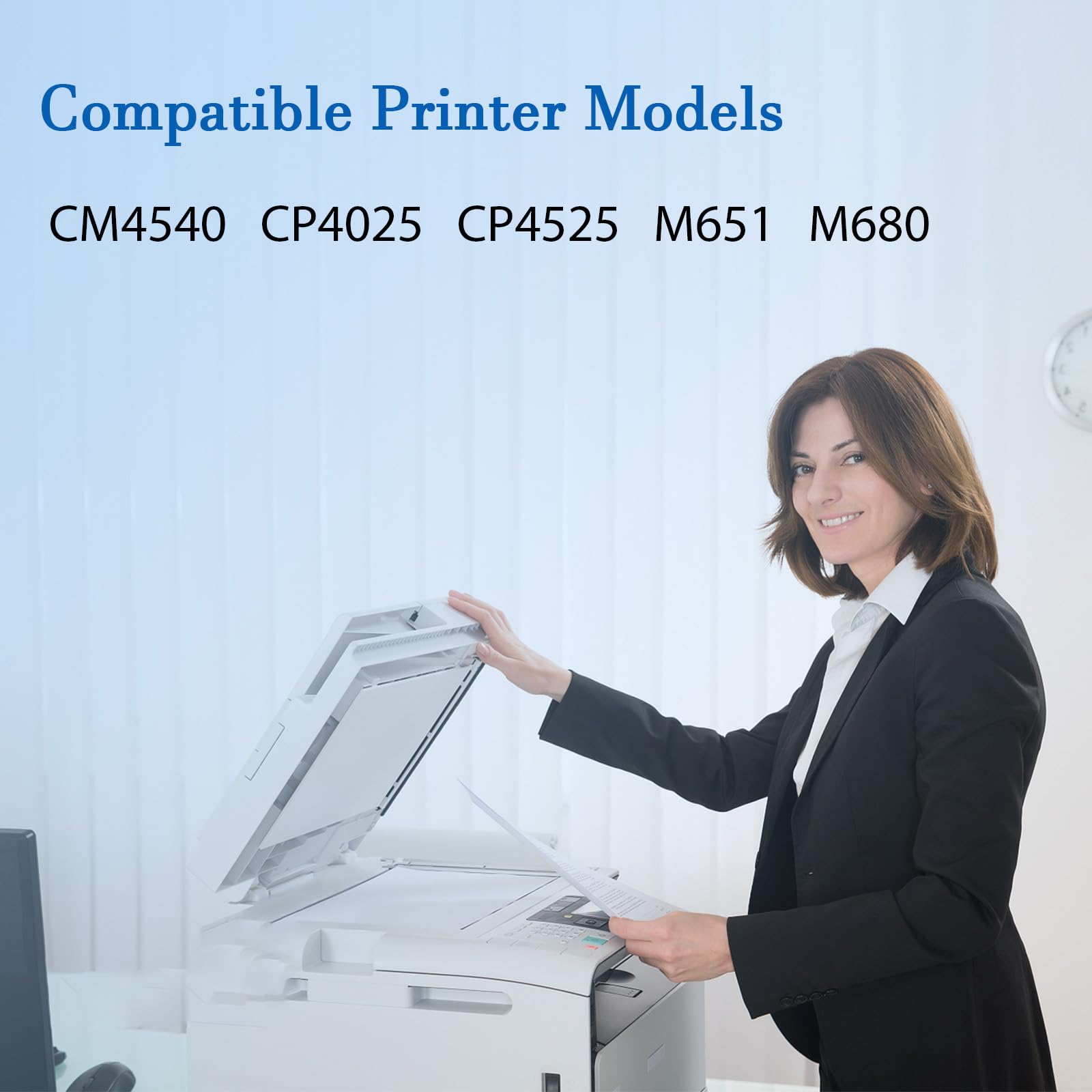 CE246A Fuser Unit Compatible for HP RM1-5550 CC493-67911 Fuser Kit Replacement for HP Color Printer CP4025 CM4540 CP4525 M651 M680 Fuser Kit (110V)