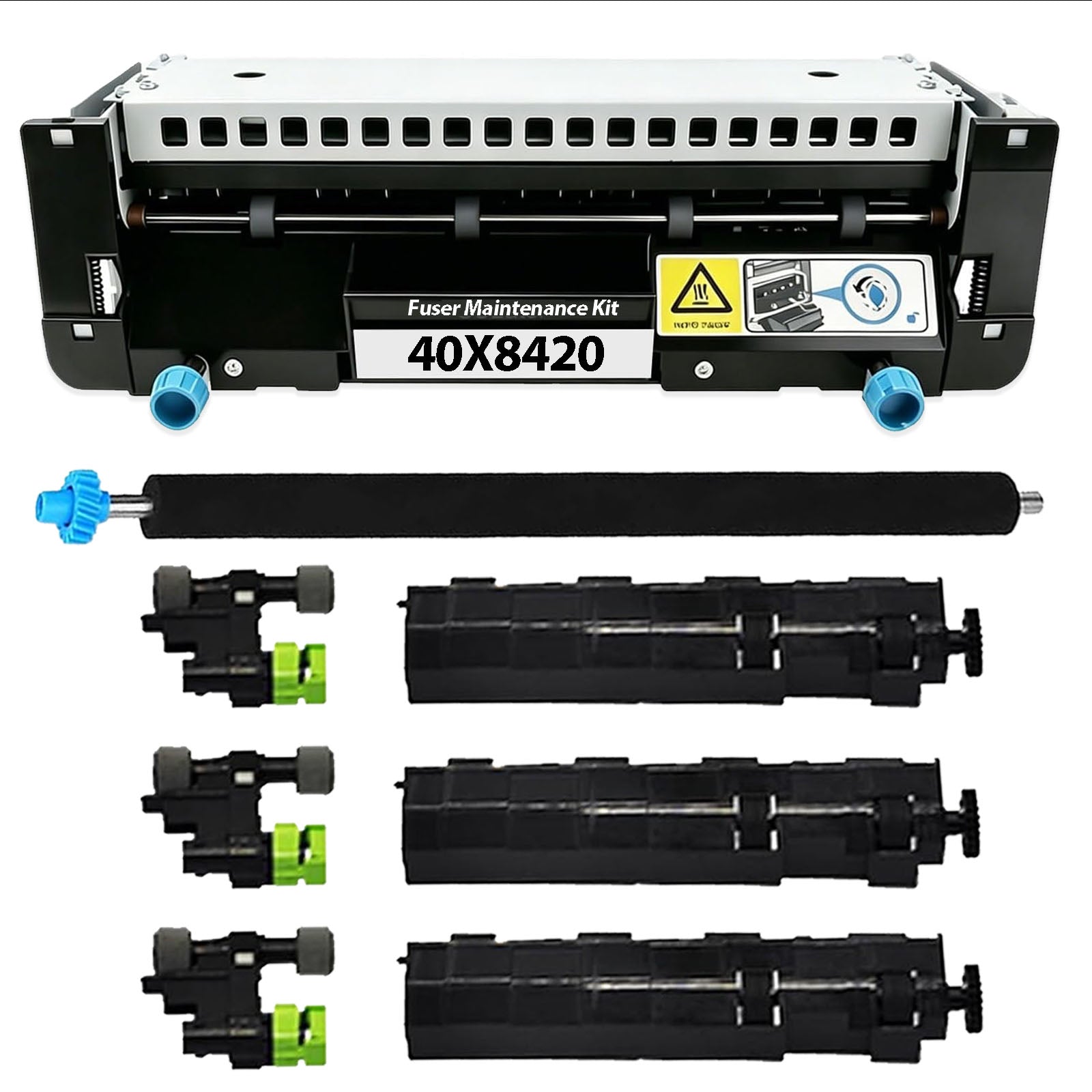 40X8420 40X8425 Remanufactured Fuser Maintenance Kit 40X7743 Type 00 Fuser Unit Replacement for MX710 MX711 MX810 MX811 MX812M5155 M5163 M5170 MS810 MS811 MS812 MS817 Printer (110V)