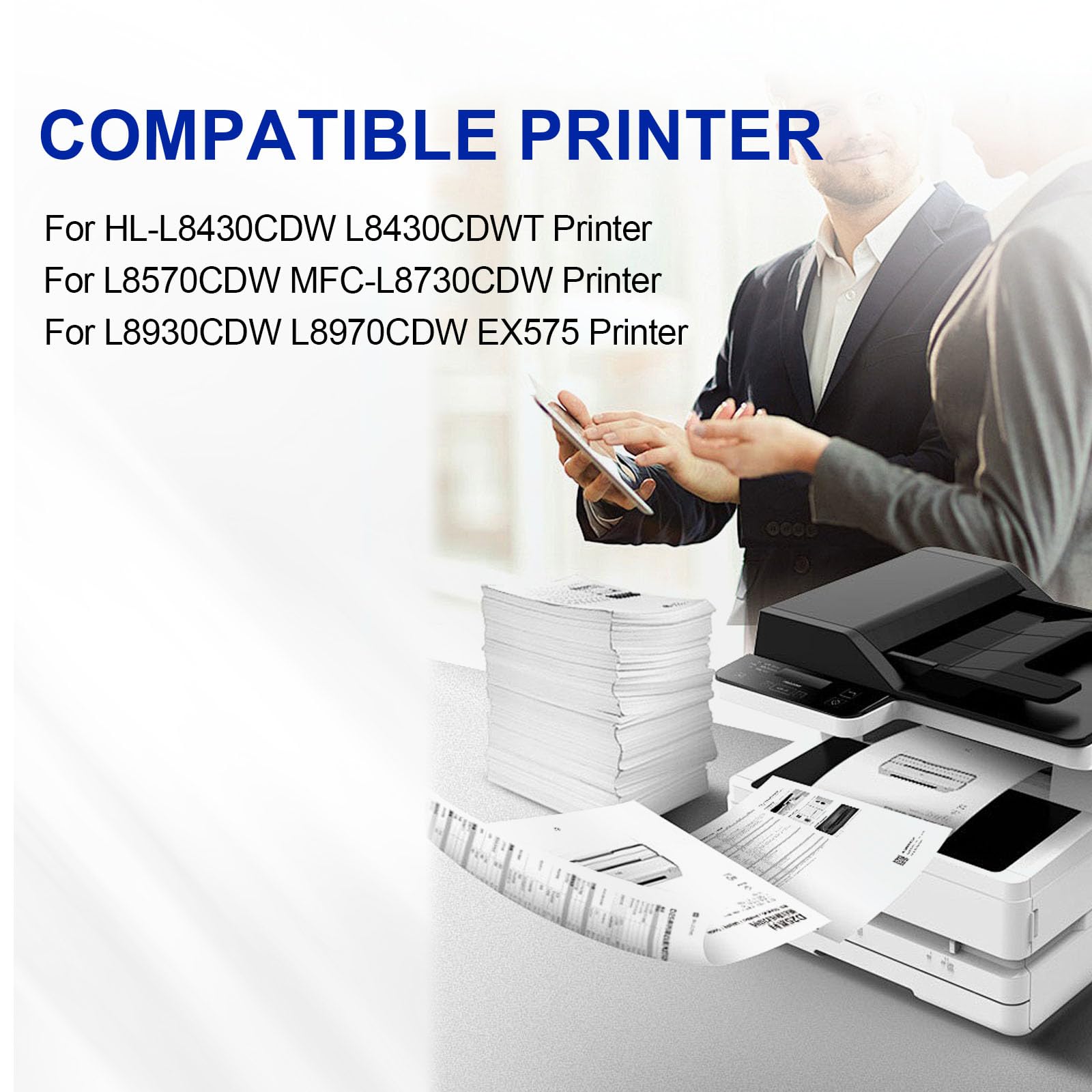 TN635XL Black Toner Cartridges TN635 TN-635XL High Yield Toner Replacement for Brother HL-L8430CDW L8430CDWT L8570CDW EX575 MFC-L8730CDW L8930CDW L8970CDW (Twin Pack,2 Black)