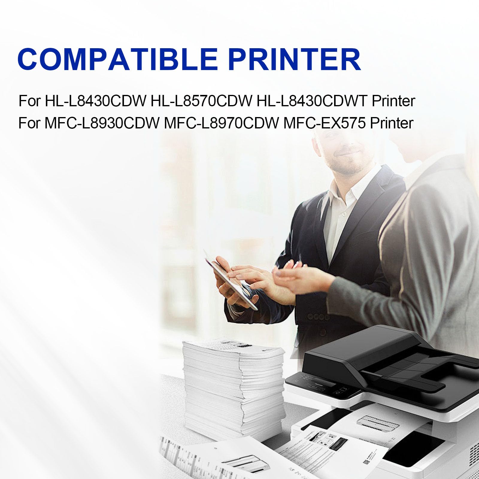 TN635XXL TN635 Black Toner Cartridge TN635XXLBK Toner Replacement for Brother HL-L8430CDW L8430CDWT L8570CDW MFC-L8930CDW MFC-L8970CDW MFC-EX575 Printer(4 Black,High Yield)