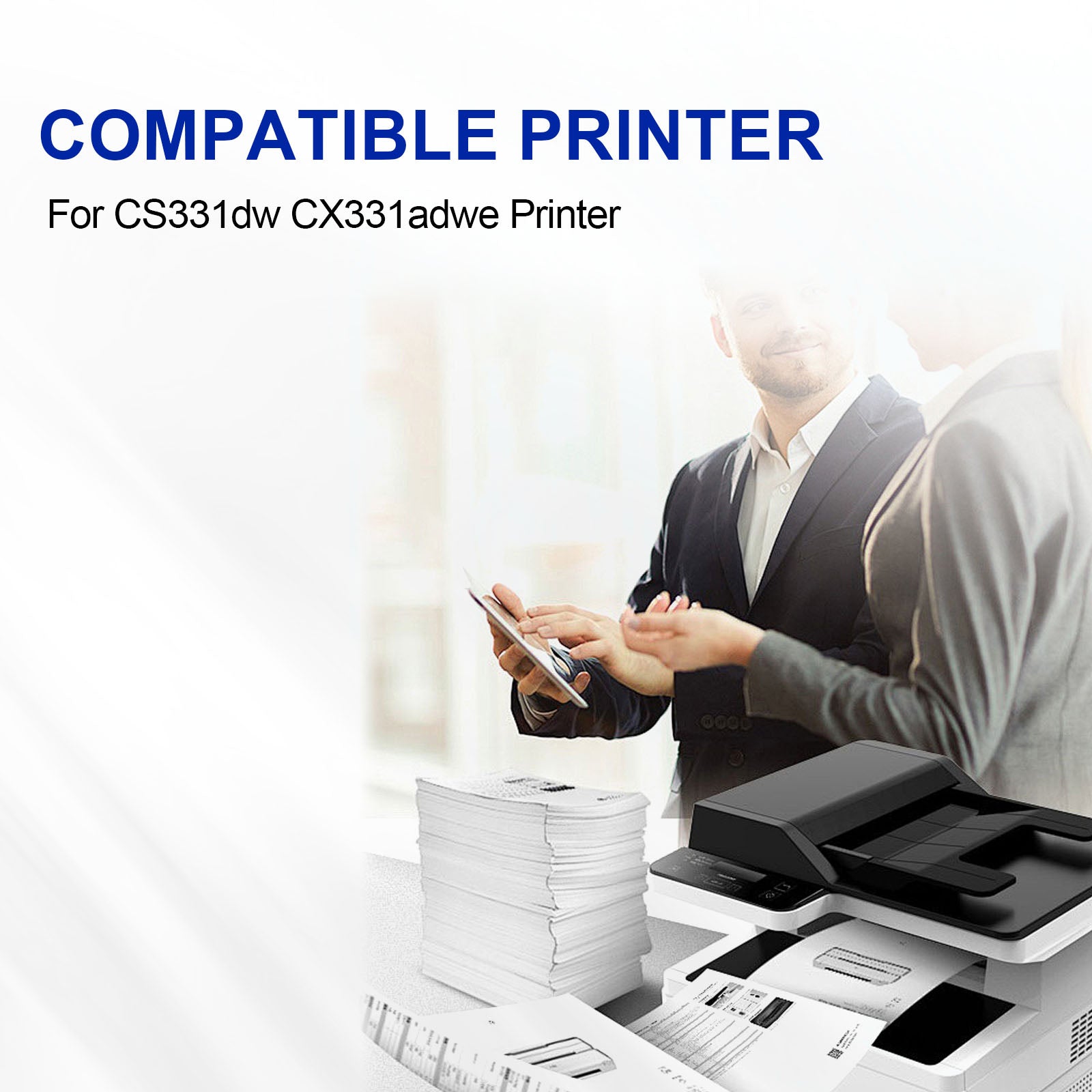 20N1HK0 Black Toner Cartridge CS331 High Yield Toner Cartridge Replacement for CS331dw CX331adwe Printer (2 Black, 4500 Pages)