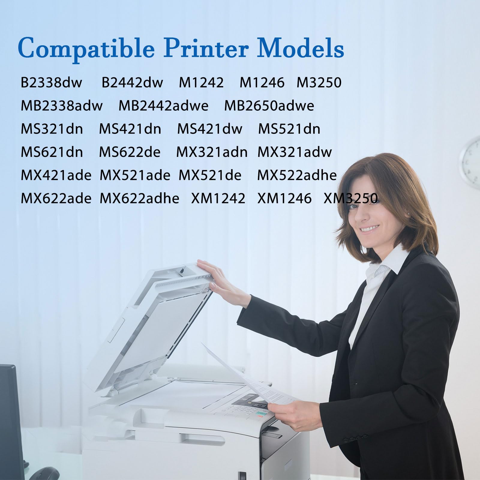 41X1178 Fuser Unit Compatible for B2338dw B2442dw XM1242 XM1246 XM3250 M1242 M1246 M3250 MB2338adw MB2650adwe MS321dn MS521dn MS621dn MS622de MX321adn MS421dn MX522adhe MX622ade Printers(1-Pack, 110V)