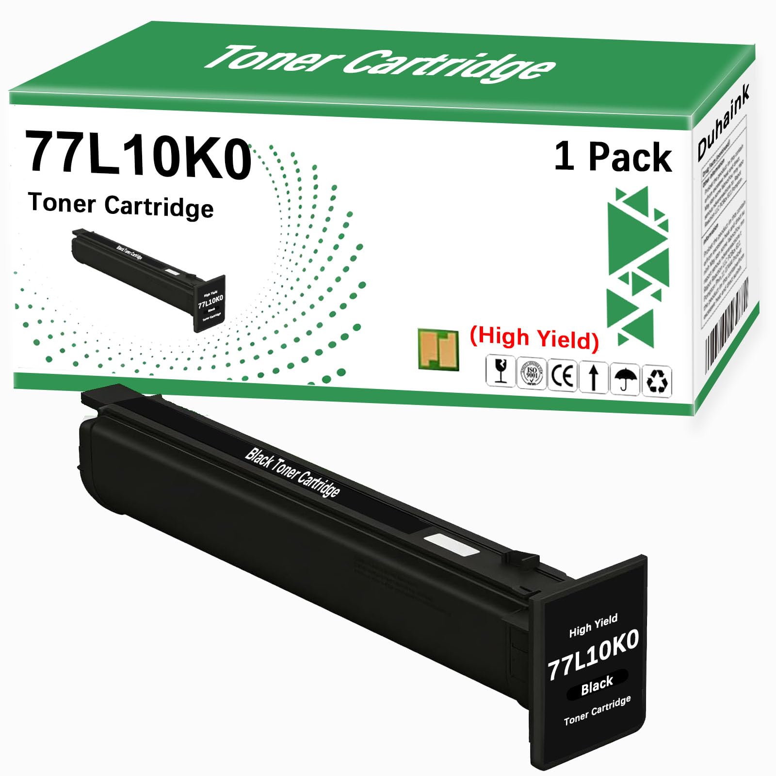 77L10K0 Black Toner Cartridge Replacement for Lexmark CS963e CX963xse CX833se CX833xse CX950se CX951se MX953se CX961se CX961tse CX962se CX962tse CX963se Printer (High Yield,15000 Pages)